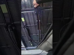 ভাড়া কার্টন ফাইবার 500x1000mm স্বচ্ছতা LED প্রদর্শন পর্দা বহিরঙ্গন