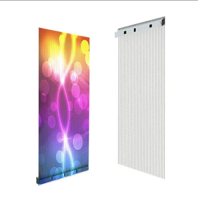 স্বচ্ছ গ্লাস মাউন্ট LED ডিসপ্লে সঙ্গে Nichia LED চিপ এবং 1920Hz ডেটা রিফ্রেশ হার