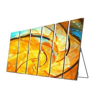 1920x640x33 মিমি এইচডি বাণিজ্যিক এলইডি ডিসপ্লে স্ক্রিন পোস্টার ফ্লোর স্ট্যান্ডিং আউটডোর বিজ্ঞাপনের জন্য