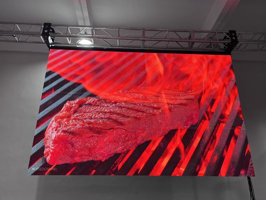 নমনীয় এলইডি রোল-আপ ডিসপ্লে P1.56, স্থান-সংরক্ষণ ডিজাইন কনফারেন্স রুম মিটিং রুম